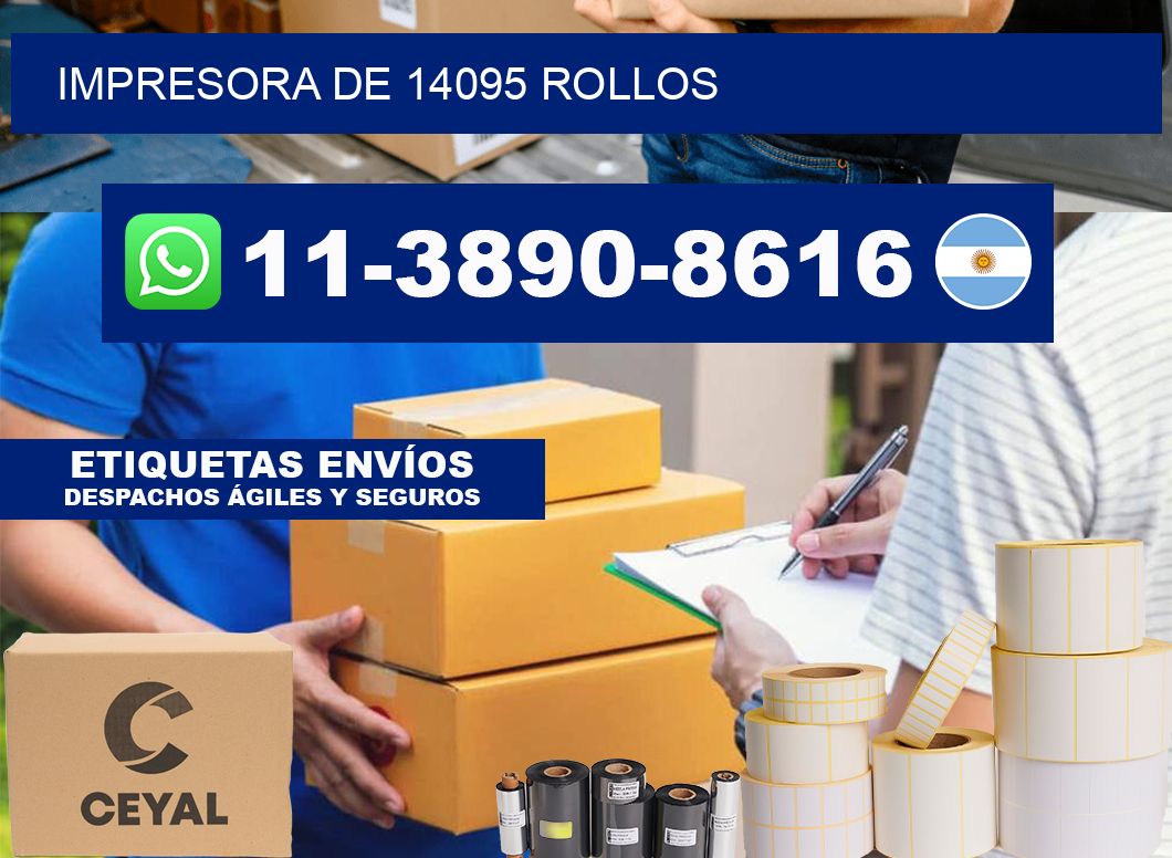 impresora de 14095 rollos