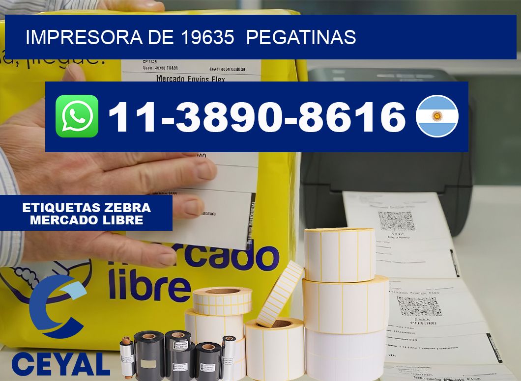 impresora de 19635 pegatinas