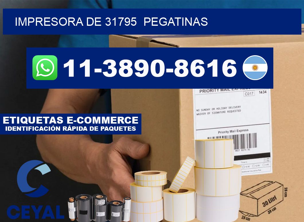 impresora de 31795 pegatinas