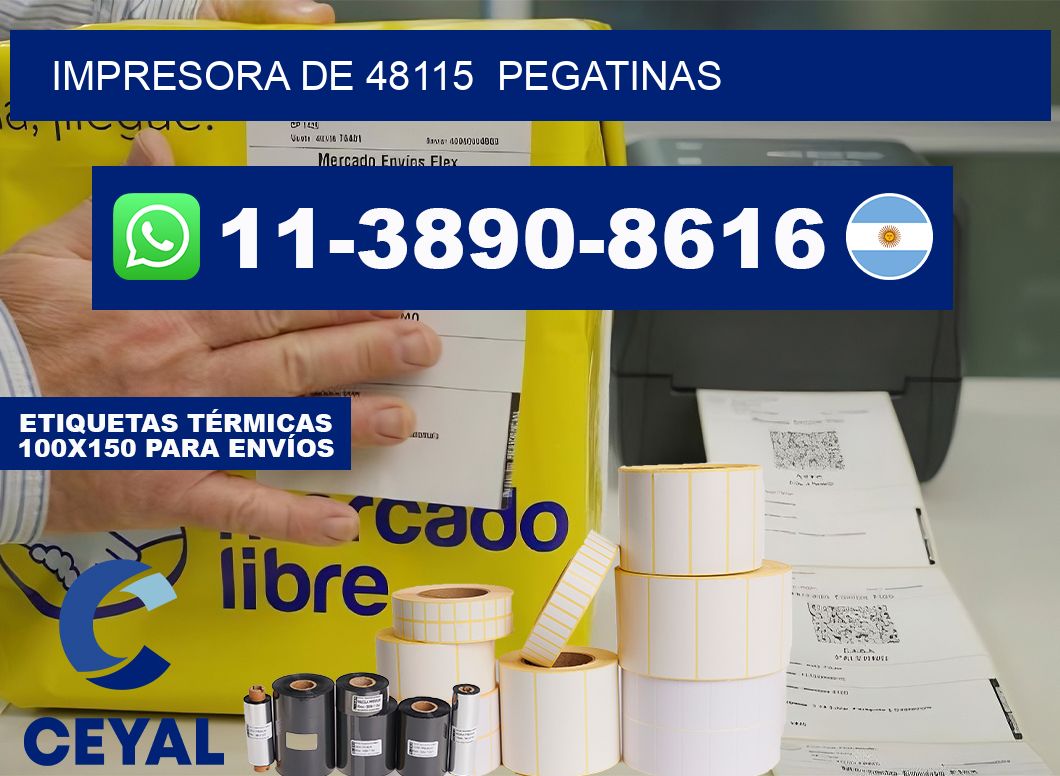 impresora de 48115 pegatinas