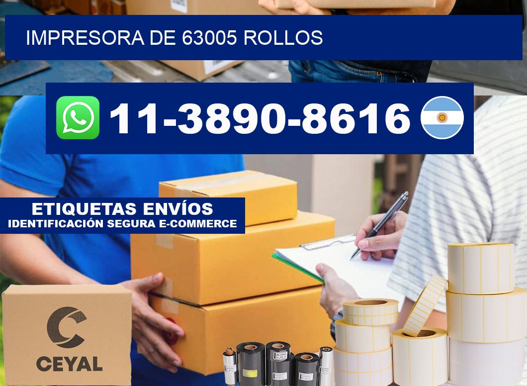 impresora de 63005 rollos