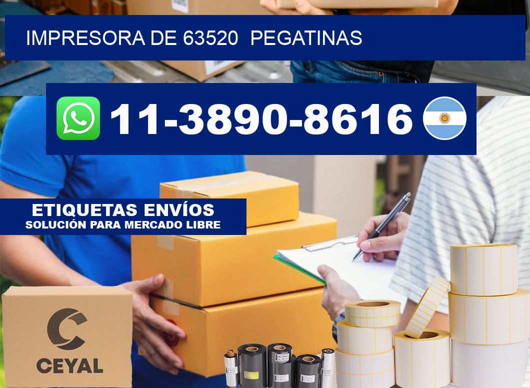 impresora de 63520 pegatinas