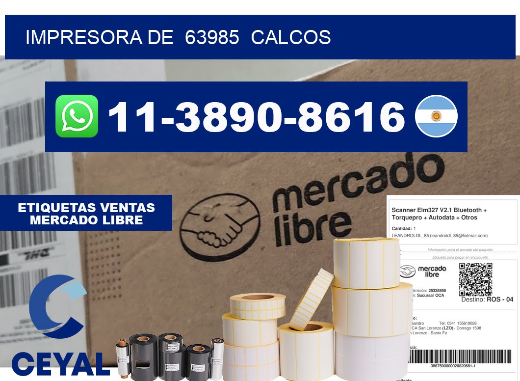 impresora de  63985  calcos