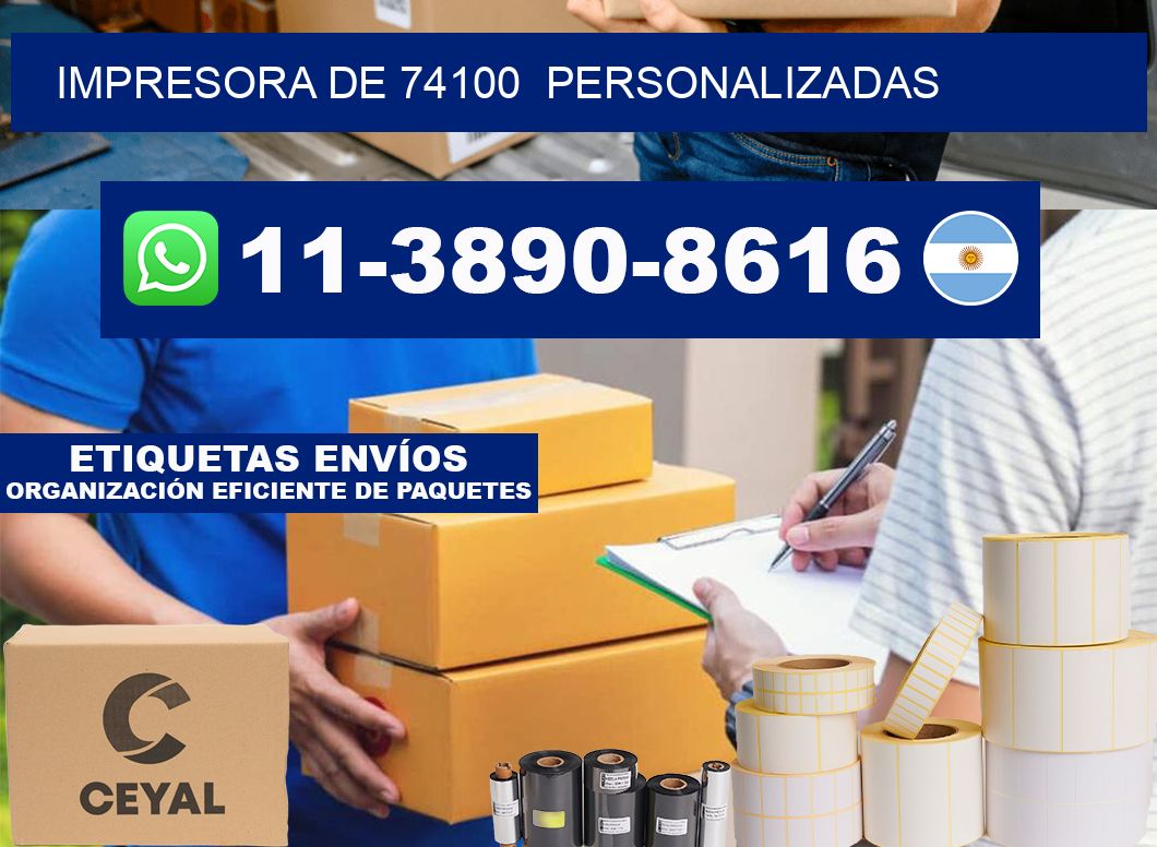 impresora de 74100  personalizadas