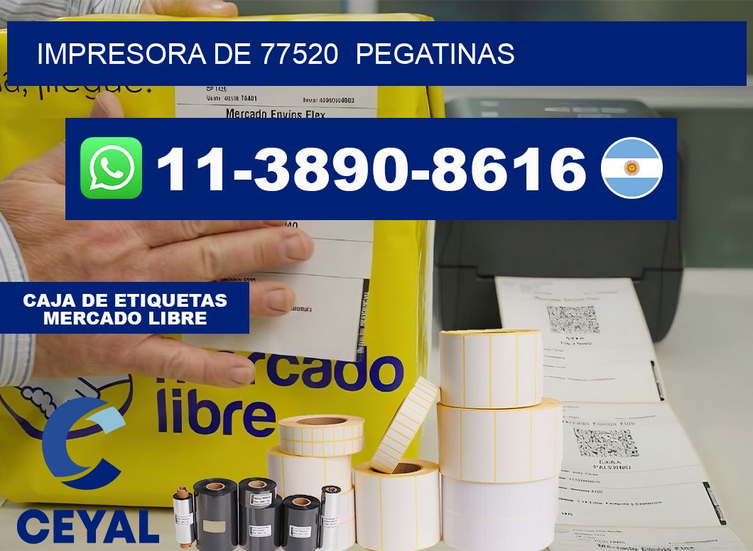 impresora de 77520 pegatinas