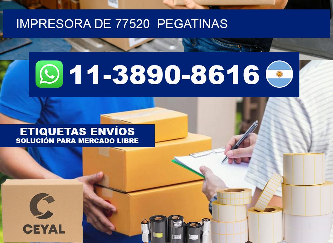 impresora de 77520 pegatinas