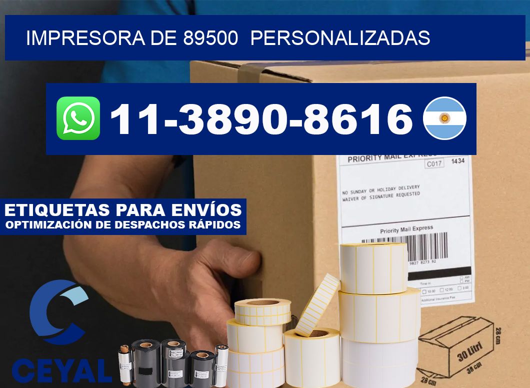 impresora de 89500  personalizadas