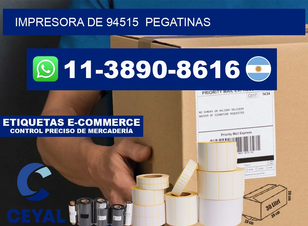 impresora de 94515  pegatinas