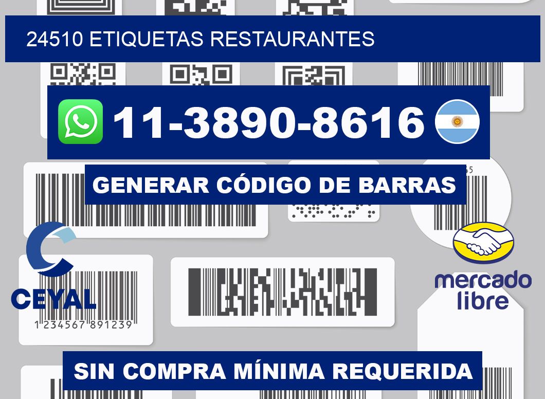 24510 etiquetas restaurantes