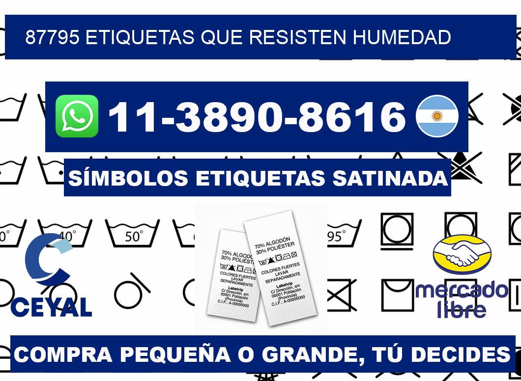 87795 etiquetas que resisten humedad