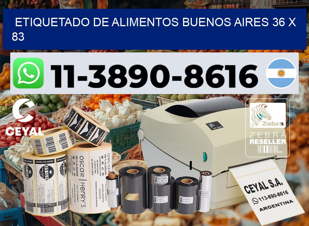 Etiquetado de alimentos buenos aires 36 x 83