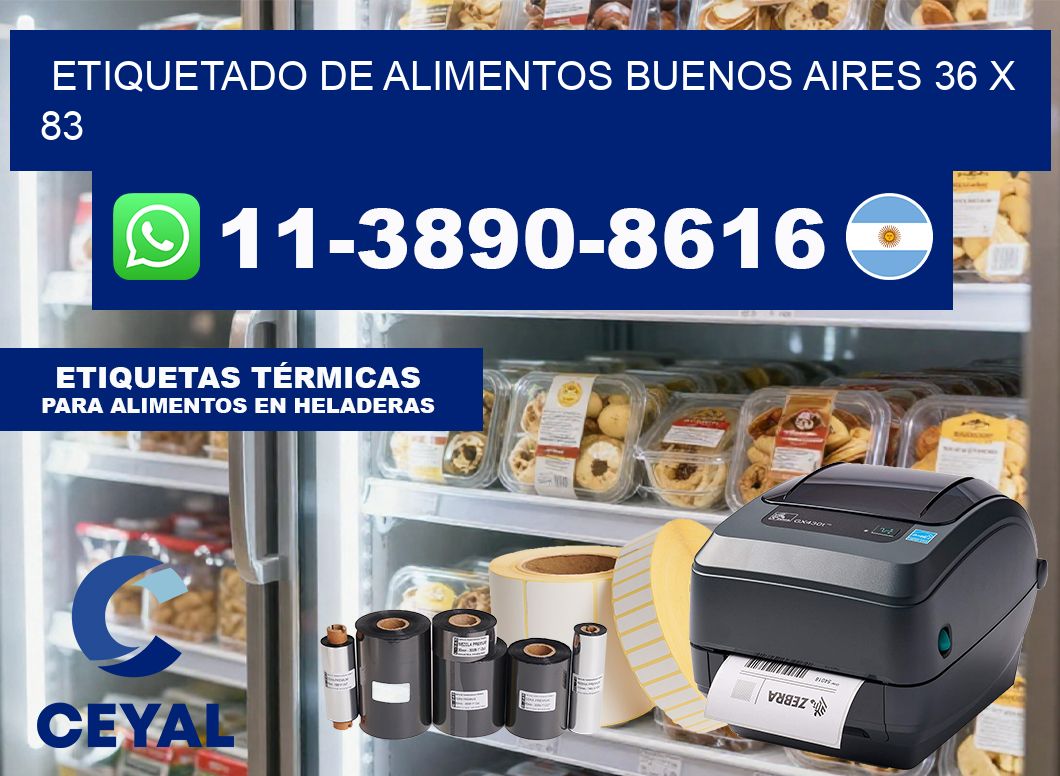 Etiquetado de alimentos buenos aires 36 x 83
