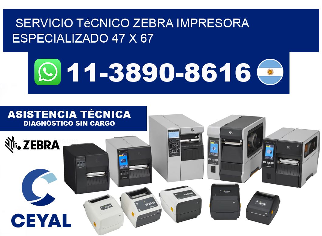 Servicio Técnico Zebra Impresora Especializado 47 x 67