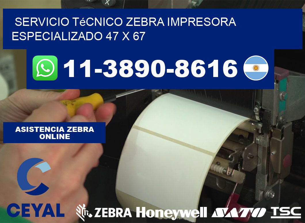 Servicio Técnico Zebra Impresora Especializado 47 x 67