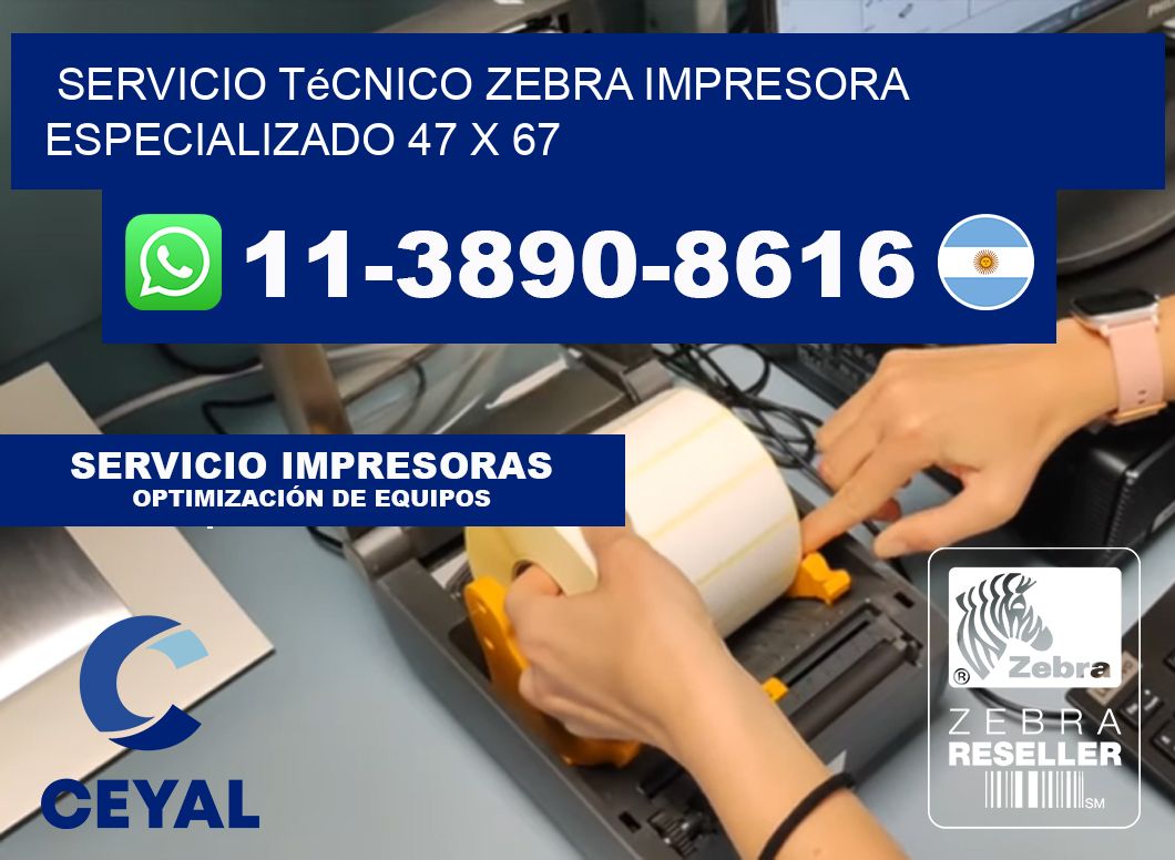 Servicio Técnico Zebra Impresora Especializado 47 x 67