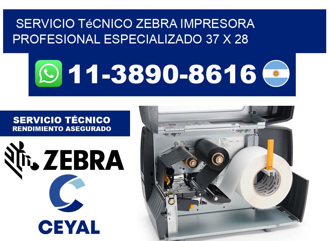 Servicio Técnico Zebra Impresora Profesional Especializado 37 x 28