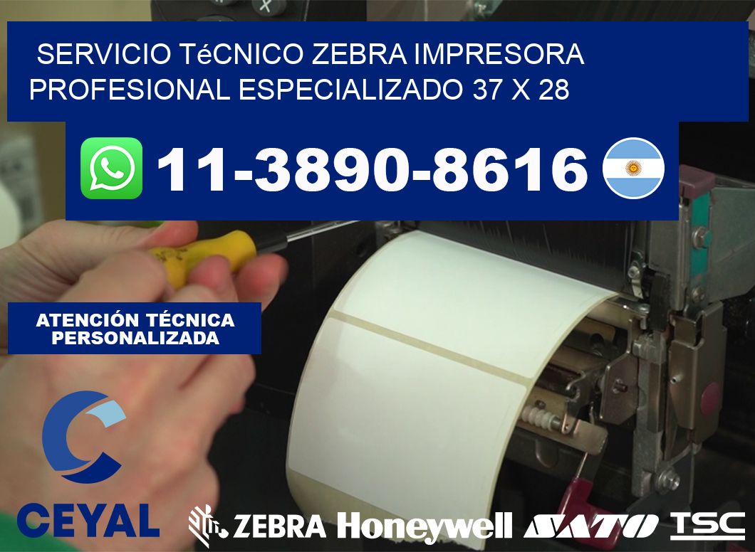 Servicio Técnico Zebra Impresora Profesional Especializado 37 x 28
