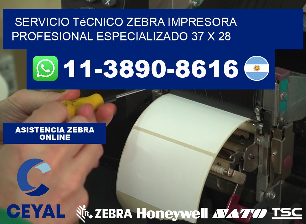 Servicio Técnico Zebra Impresora Profesional Especializado 37 x 28