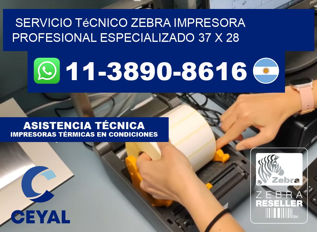 Servicio Técnico Zebra Impresora Profesional Especializado 37 x 28