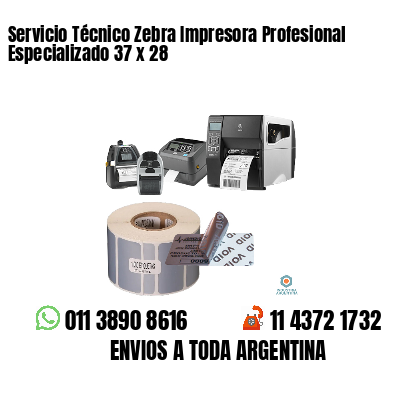 Servicio Técnico Zebra Impresora Profesional Especializado 37 x 28