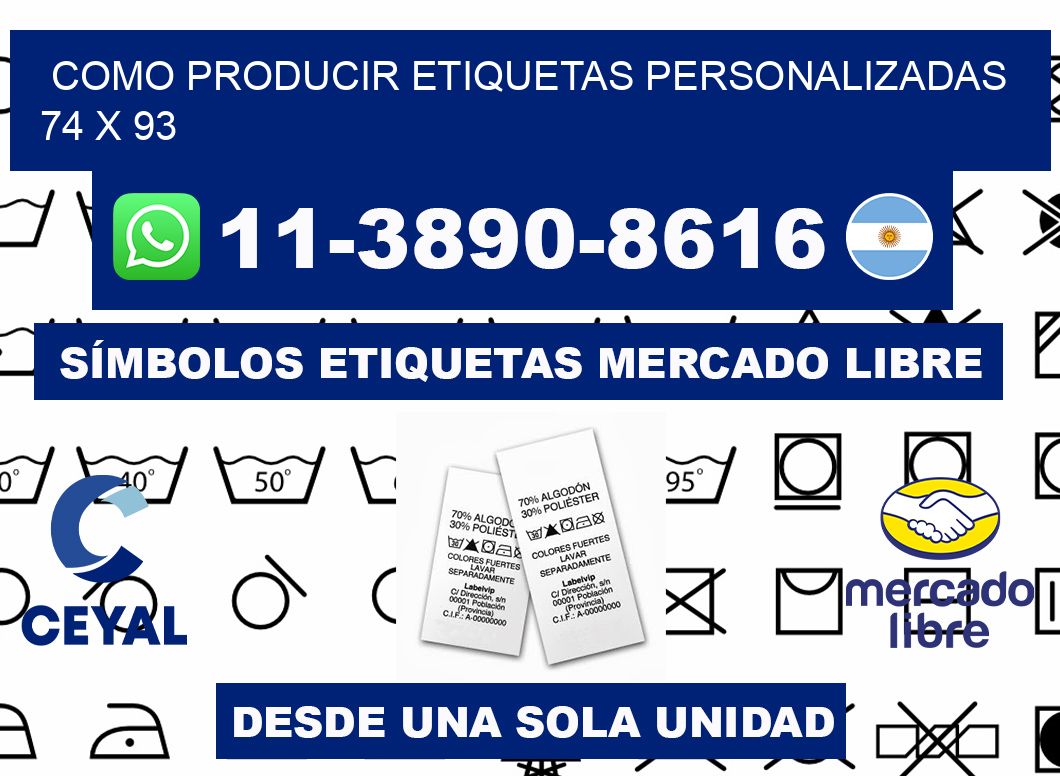 como producir etiquetas personalizadas 74 x 93
