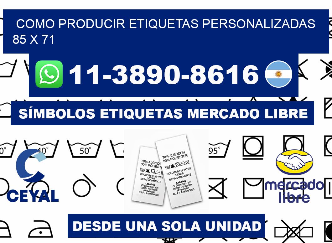 como producir etiquetas personalizadas 85 x 71
