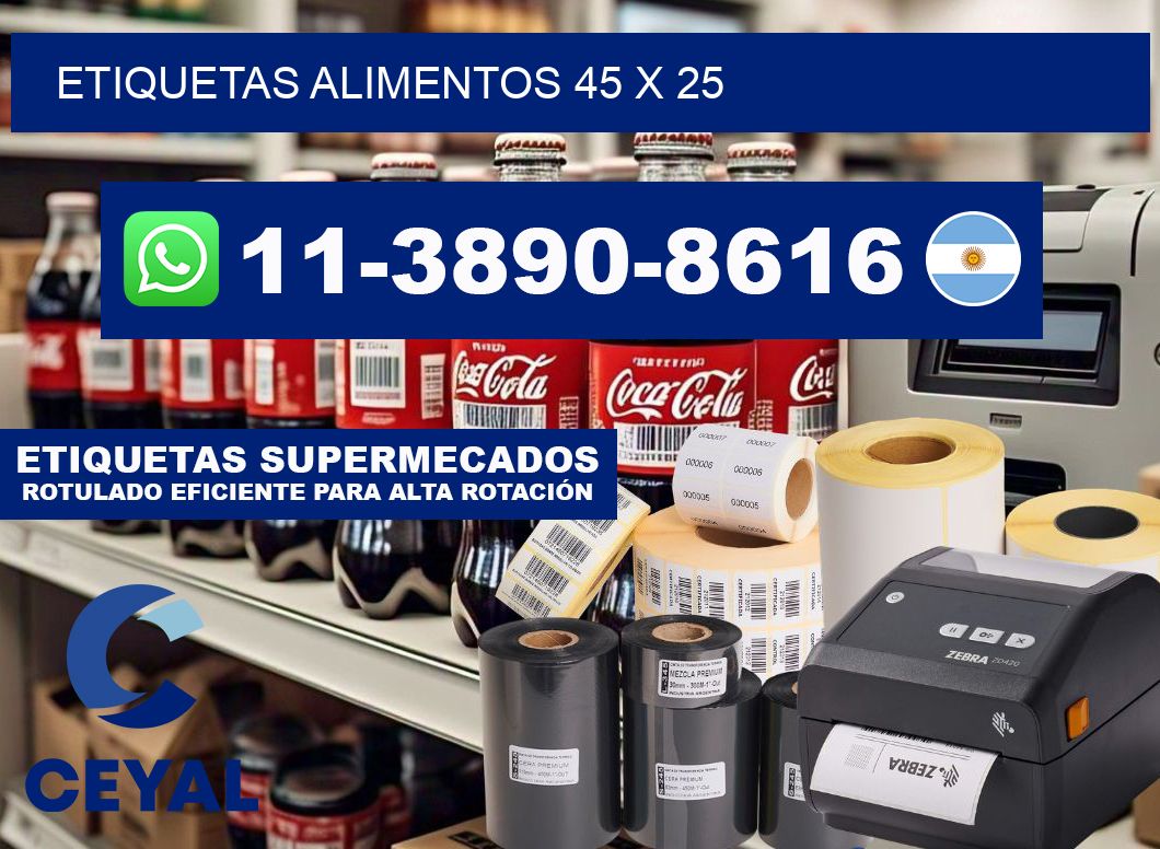 etiquetas alimentos 45 x 25
