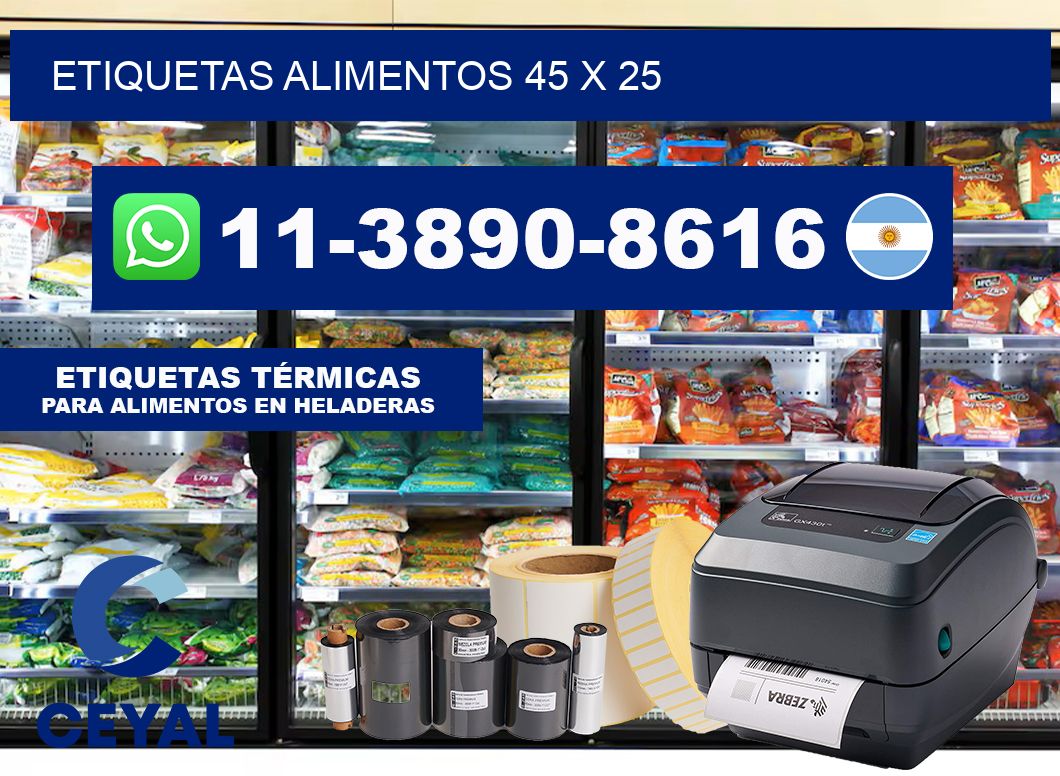 etiquetas alimentos 45 x 25