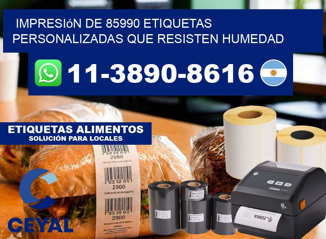 impresión de 85990 etiquetas personalizadas que resisten humedad