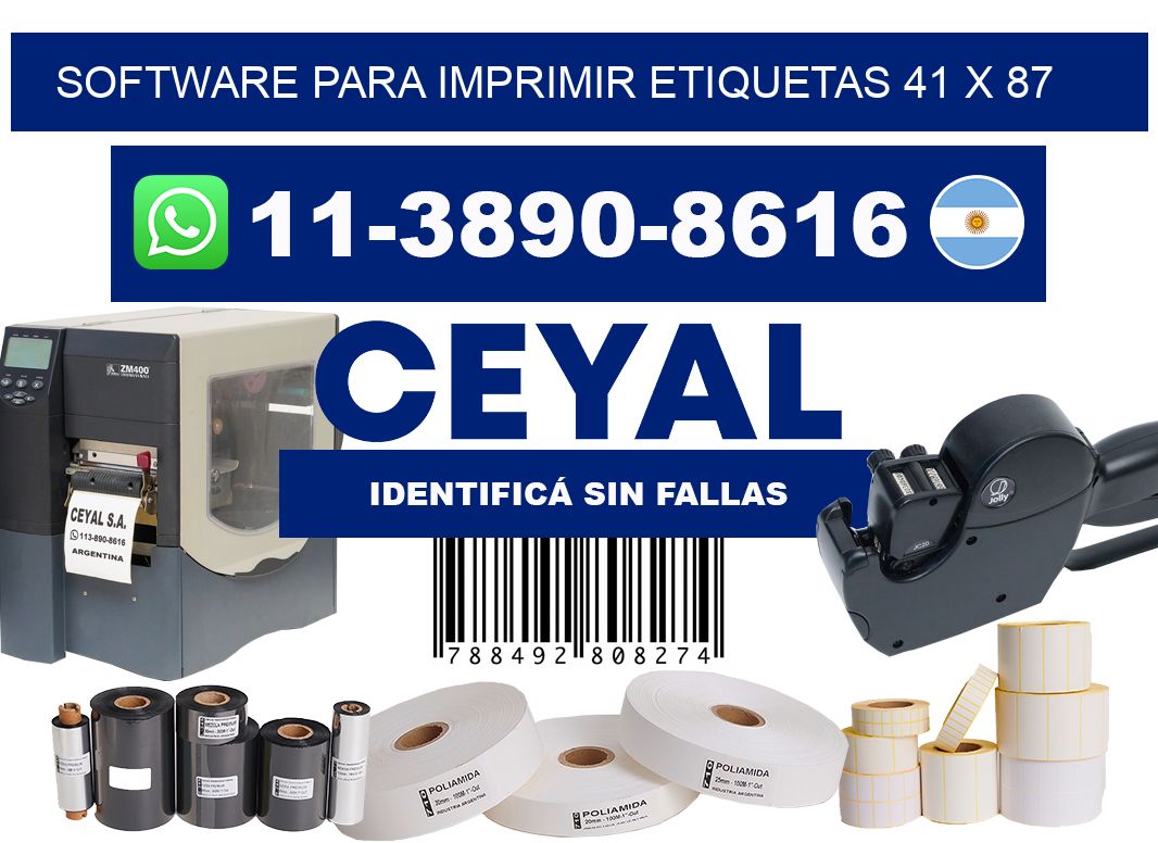 software para imprimir etiquetas 41 x 87