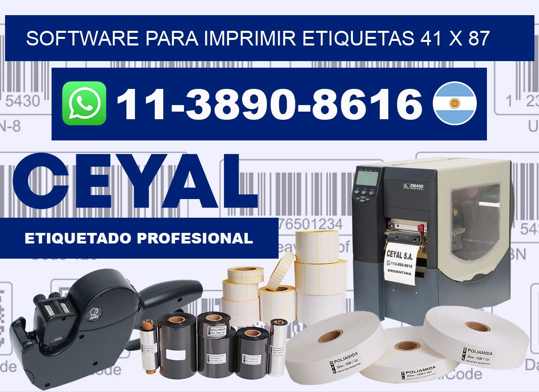 software para imprimir etiquetas 41 x 87