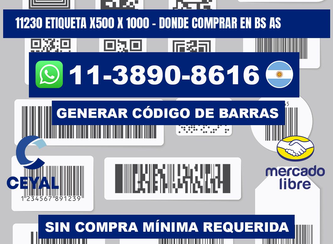 11230 etiqueta x500 x 1000 - Donde Comprar en bs as
