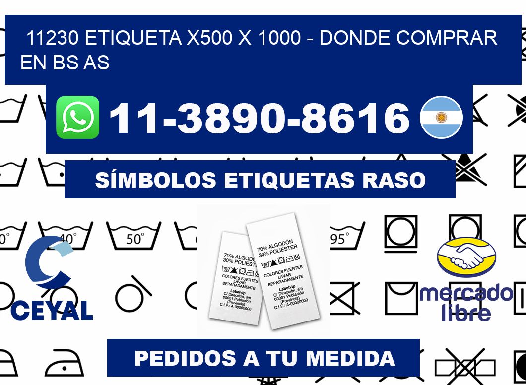 11230 etiqueta x500 x 1000 - Donde Comprar en bs as