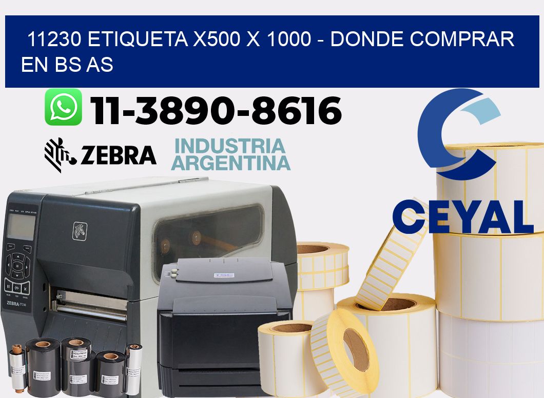 11230 etiqueta x500 x 1000 - Donde Comprar en bs as