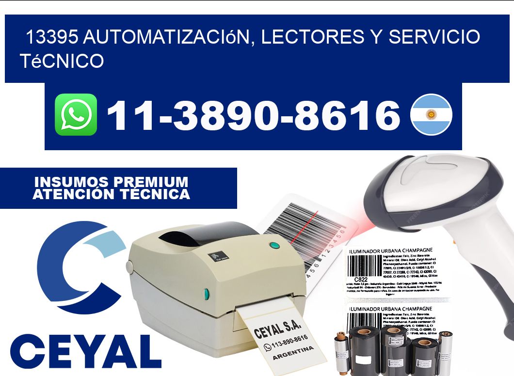 13395 Automatización, Lectores y Servicio Técnico