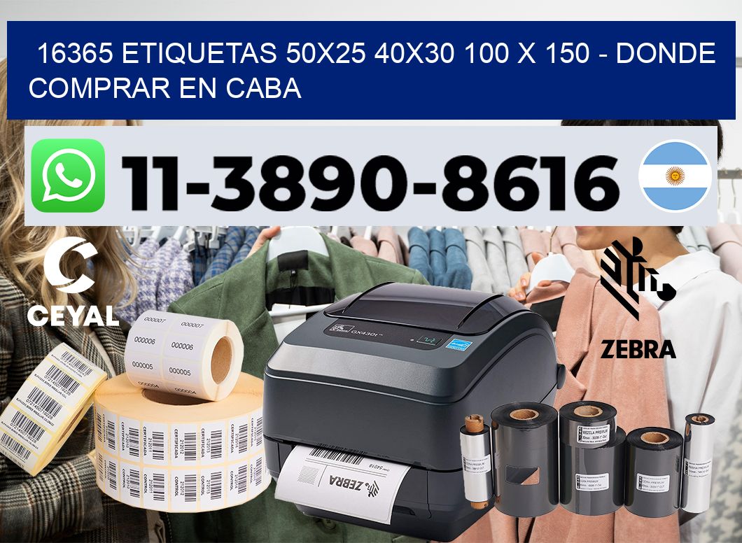 16365 etiquetas 50×25 40×30 100 x 150 – Donde Comprar en Caba