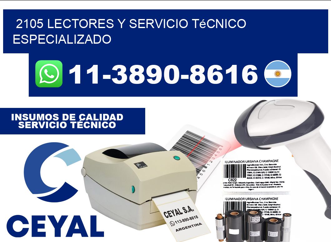 2105 Lectores y Servicio Técnico Especializado