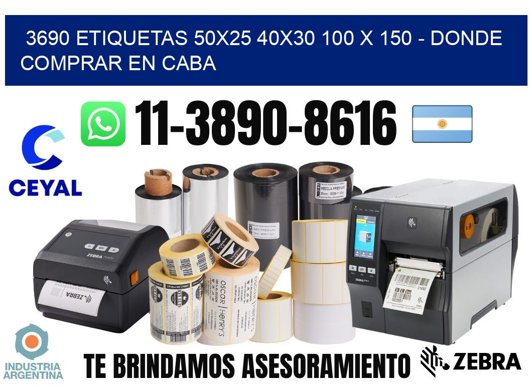 3690 etiquetas 50x25 40x30 100 x 150 - Donde Comprar en Caba