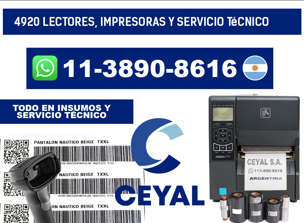 4920 Lectores, Impresoras y Servicio Técnico