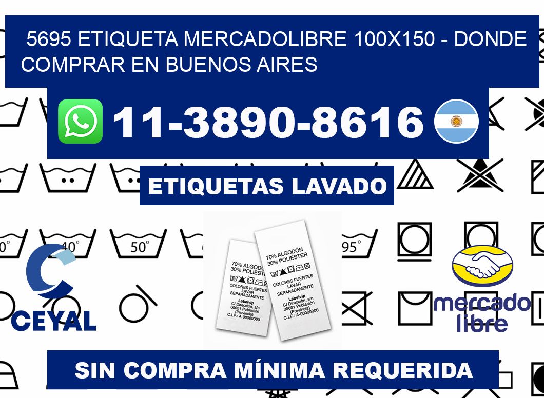 5695 etiqueta MercadoLibre 100x150 - Donde Comprar en Buenos Aires