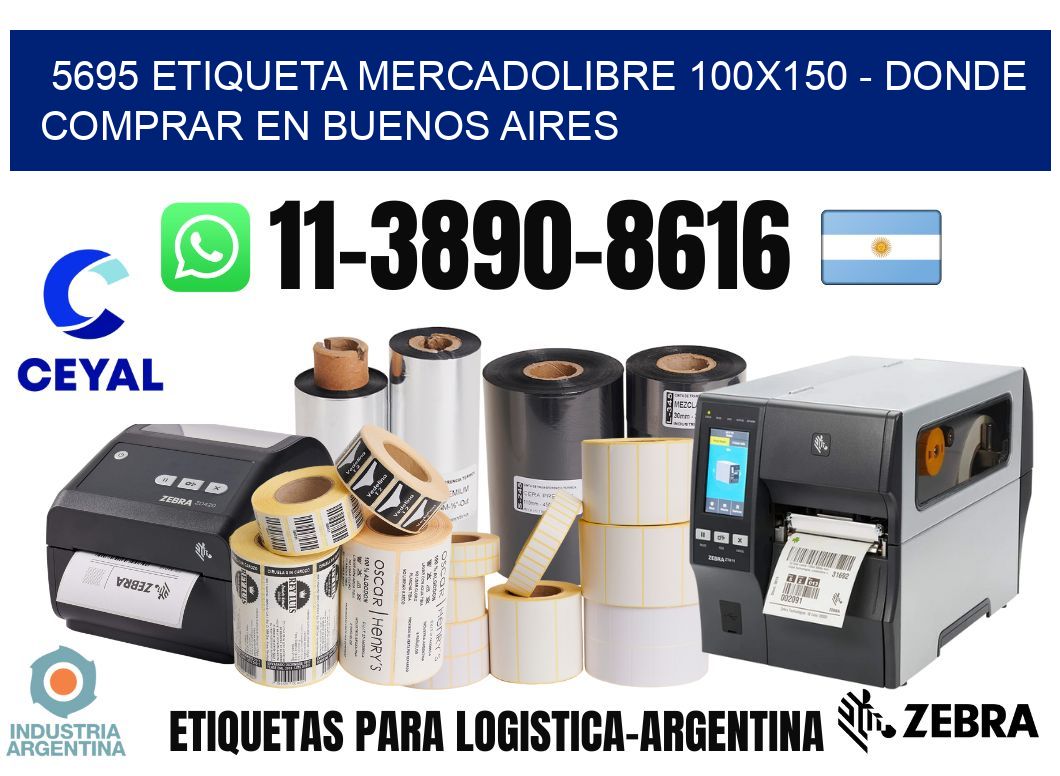 5695 etiqueta MercadoLibre 100x150 - Donde Comprar en Buenos Aires