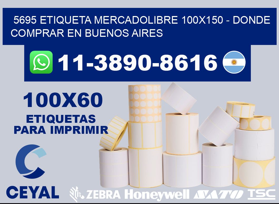 5695 etiqueta MercadoLibre 100x150 - Donde Comprar en Buenos Aires
