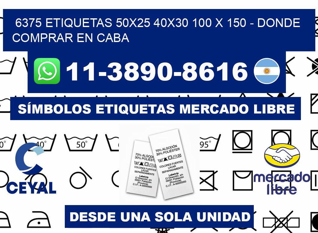 6375 etiquetas 50x25 40x30 100 x 150 - Donde Comprar en Caba