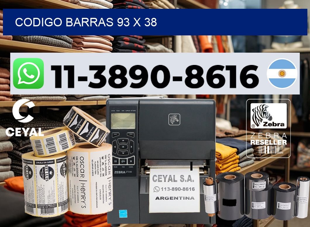 Codigo barras 93 x 38