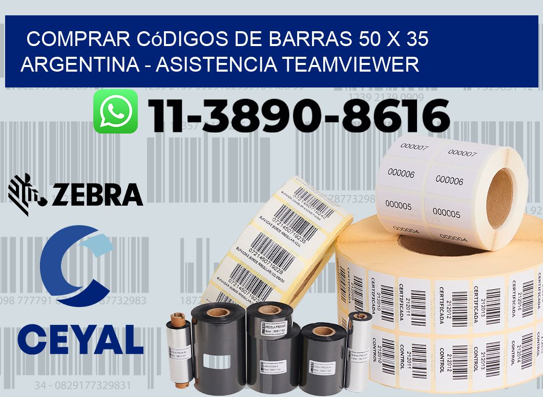 Comprar códigos de barras 50 x 35 argentina - asistencia teamviewer