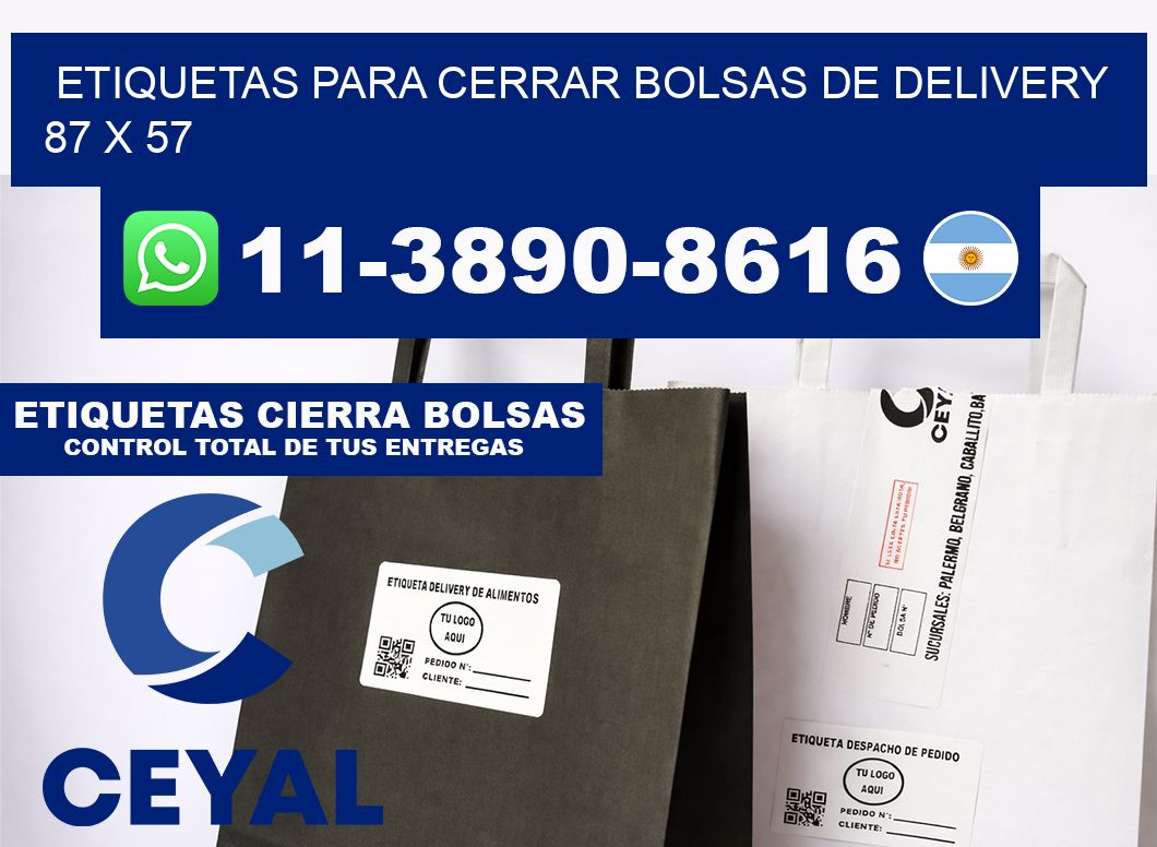 ETIQUETAS PARA CERRAR BOLSAS DE DELIVERY 87 x 57