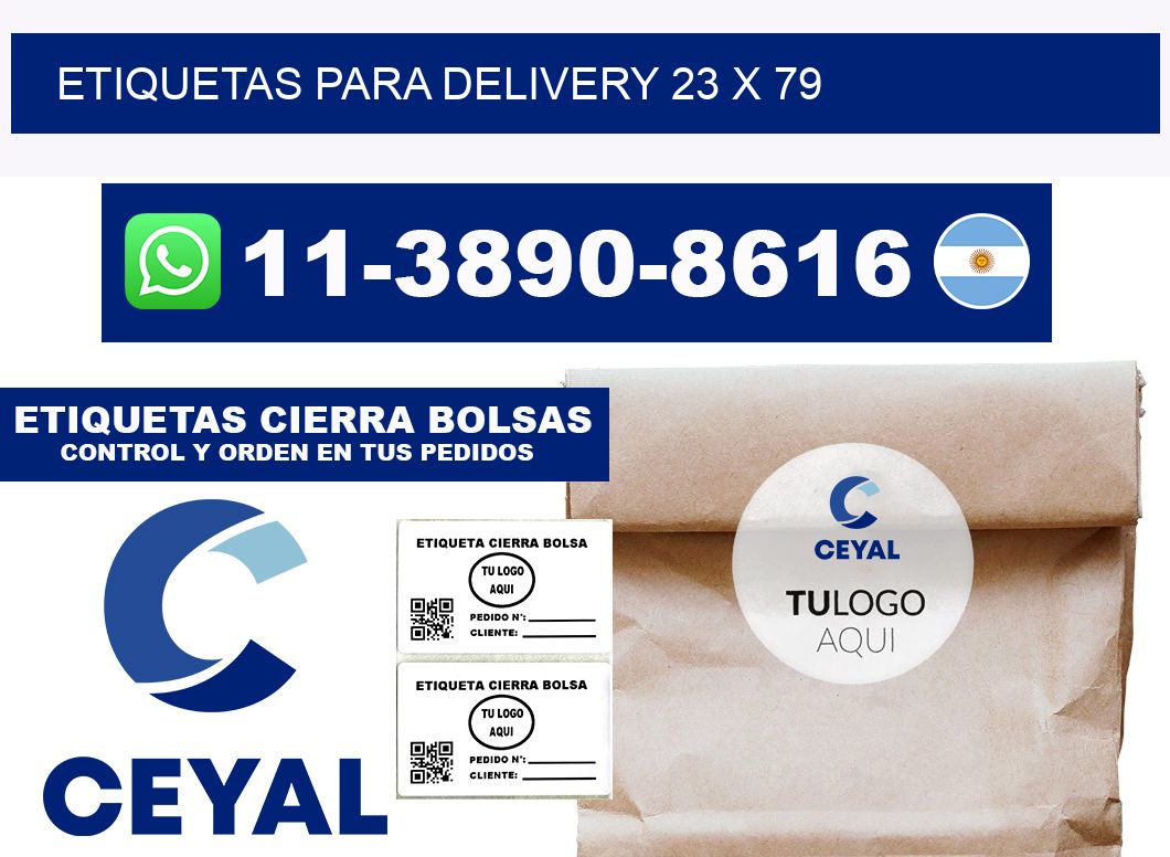ETIQUETAS PARA DELIVERY 23 x 79