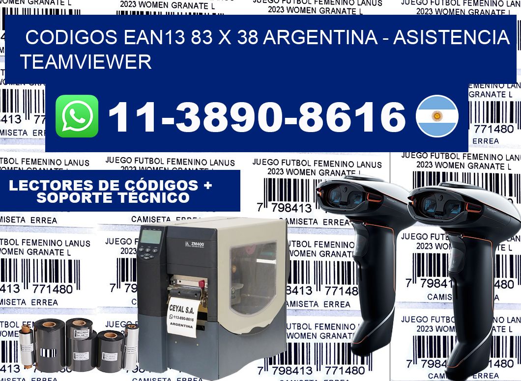 codigos ean13 83 x 38 argentina – asistencia teamviewer