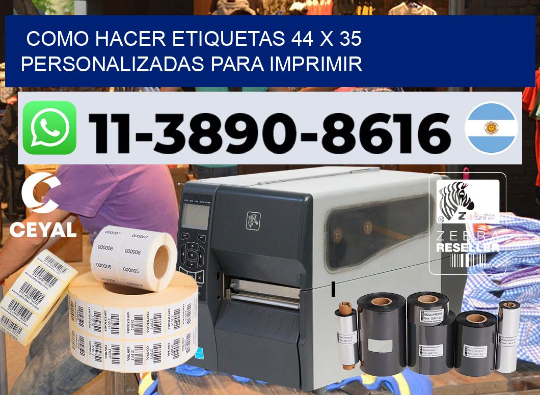 como hacer etiquetas 44 x 35 personalizadas para imprimir