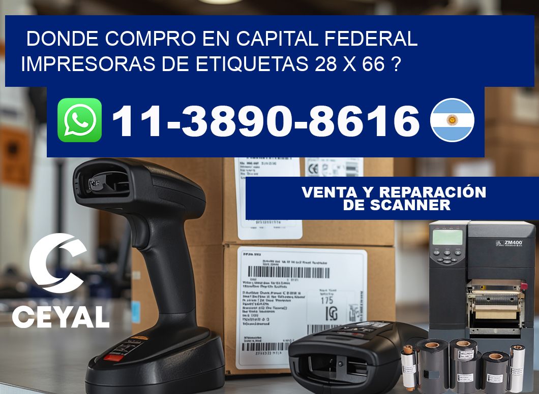 donde compro en capital federal impresoras de etiquetas 28 x 66 ?